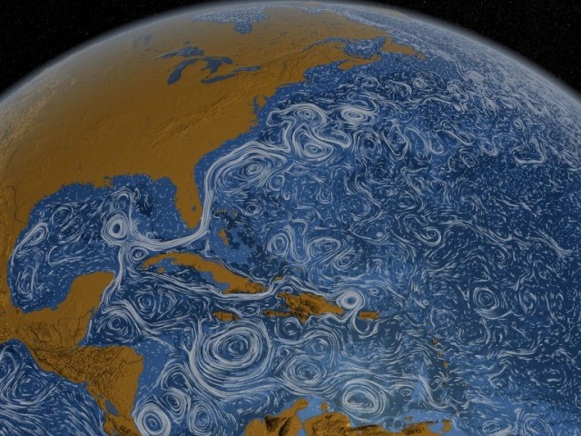 Воды Гольфстрима в Тихом океане