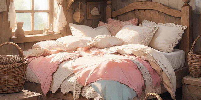 Кровать кантри: виды, материалы, уход