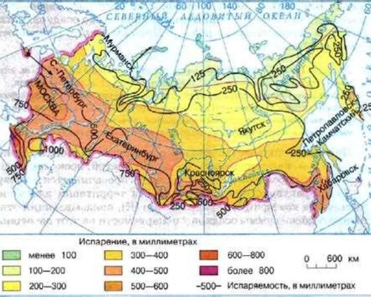 Климат города Большерецка