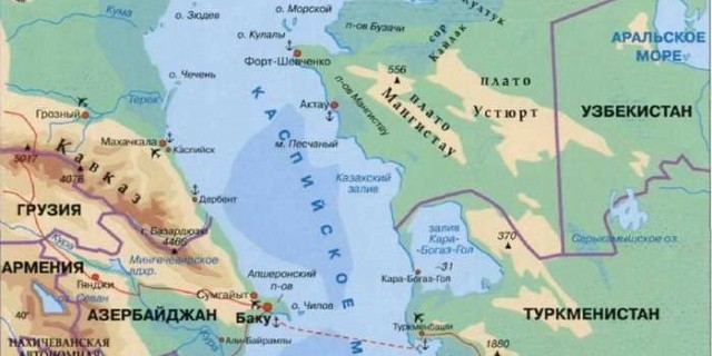 Климат города Каспийского