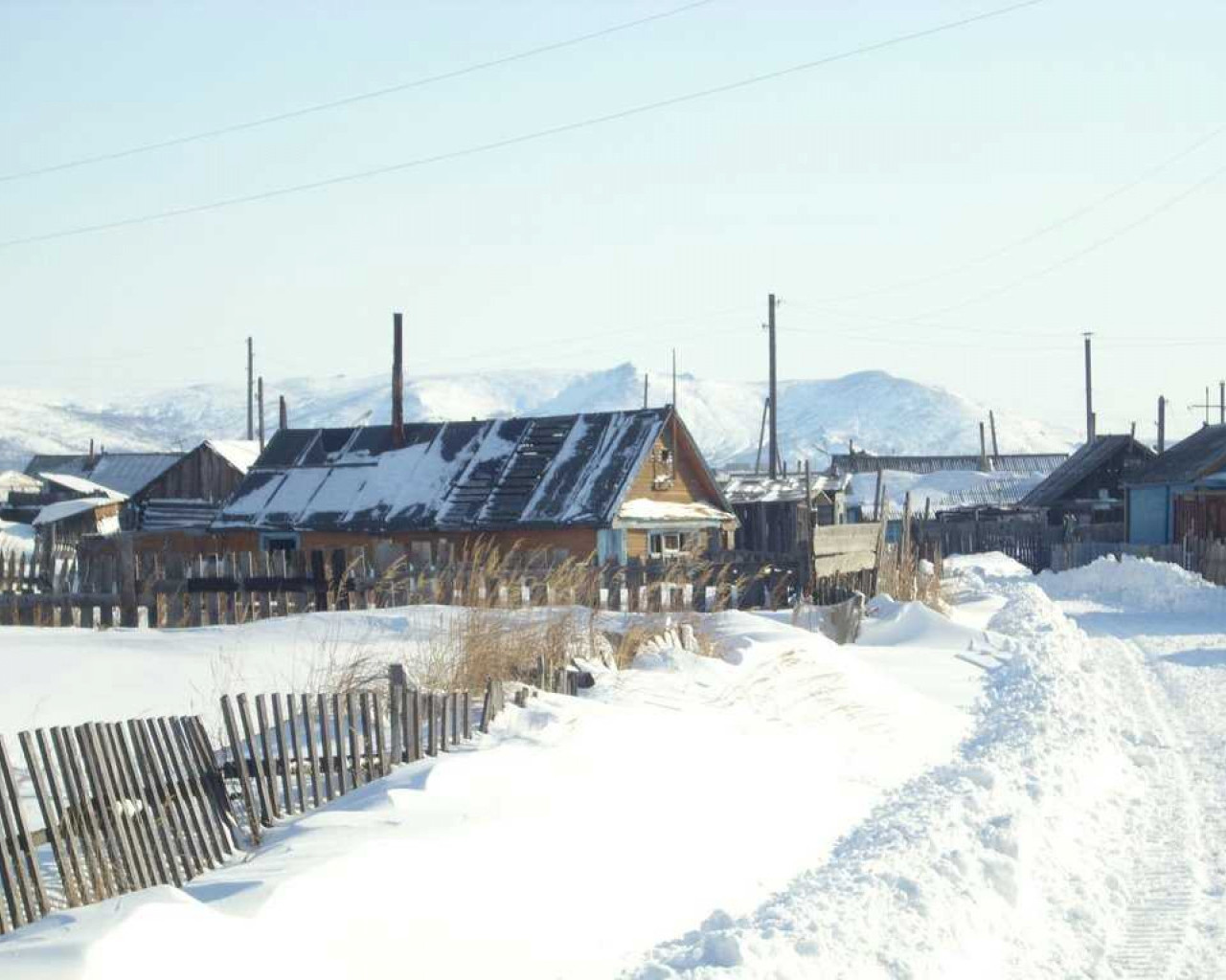 Климат города Охотска