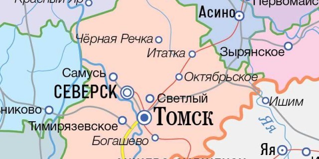 Климат города Томска