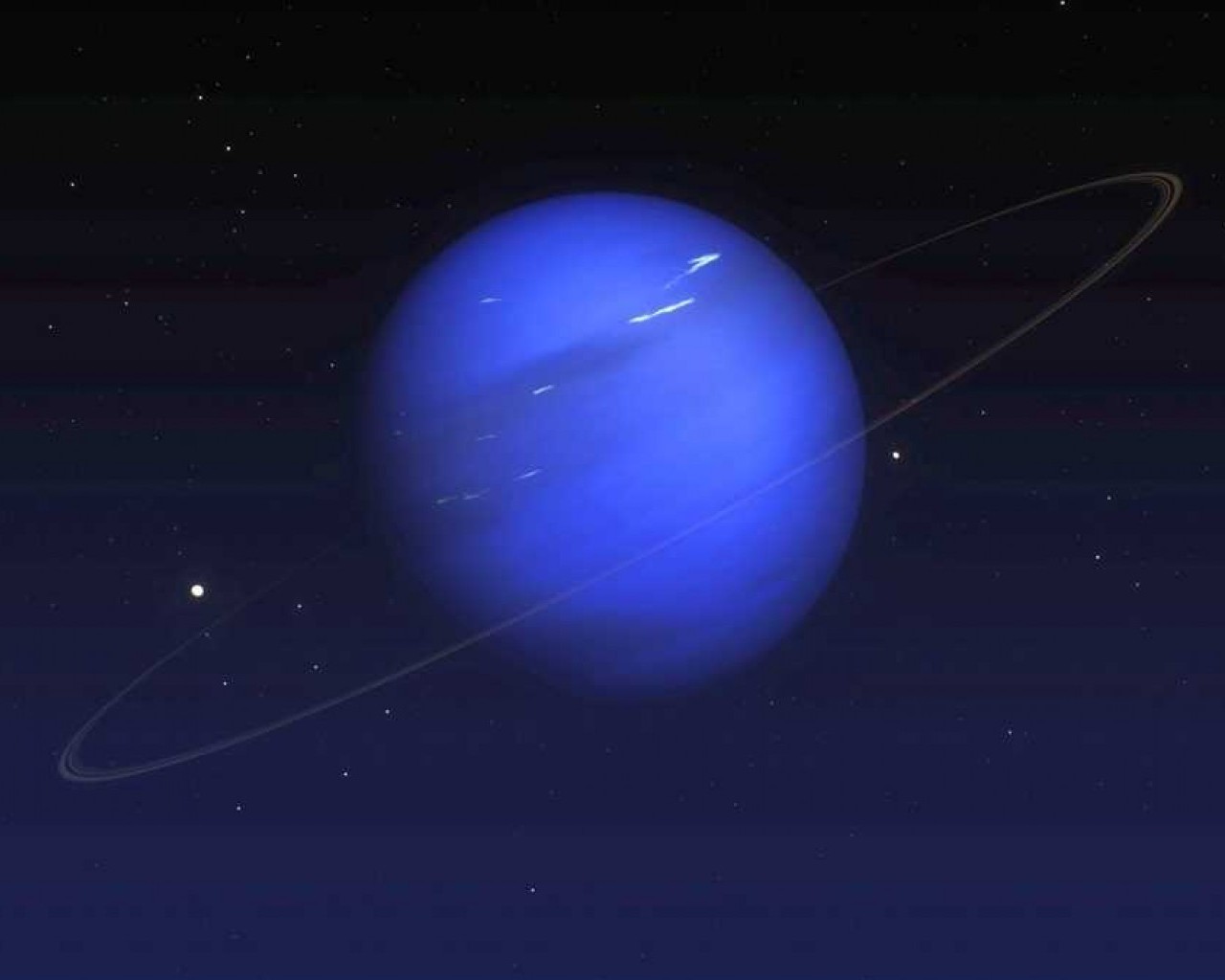 Нептун - крупнейшая и самая далекая планета Солнечной системы с глубокими водными океанами и загадочной атмосферой