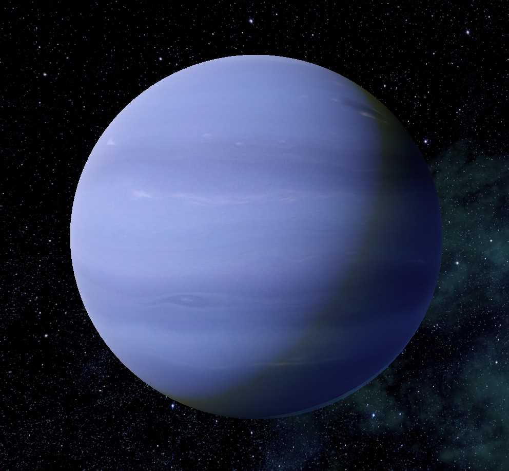 Орбита и обращение планеты Нептун вокруг Солнца